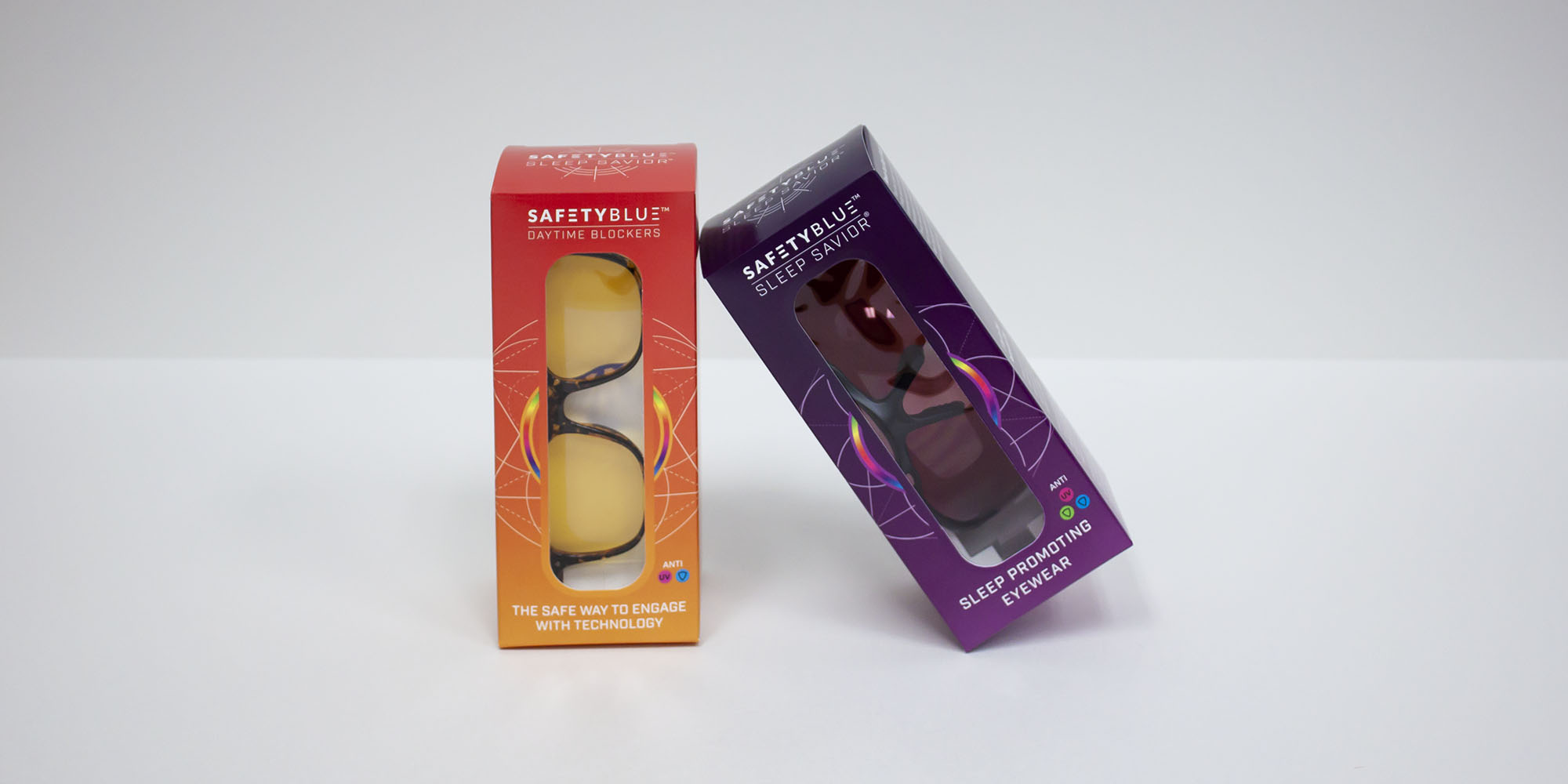 Safety Blue Blockers | Chipboard Boxes